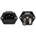 AC-03 Đầu Nối Nguồn AC 10A Bắt Ốc Có Đế Cầu Chì